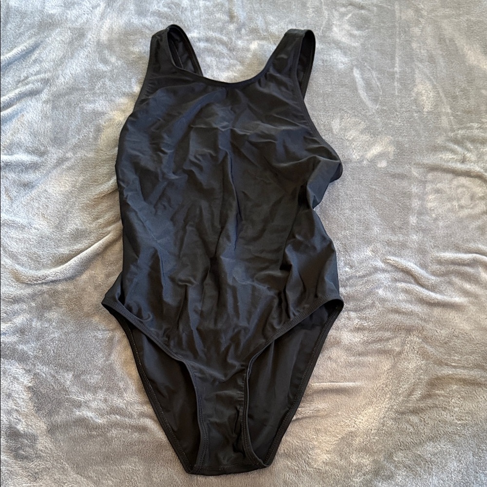 Black One-Piece Swimsuit